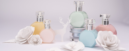 Imballaggi cosmetici e per la cura della pelle a forma rotonda in acrilico - serie Fairy Land - Collezione di imballaggi cosmetici - Fairy Land